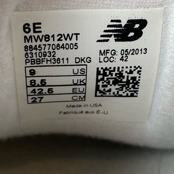 New Balance 812 Walking Shoes with Rollbar Men’s Size 9 White - Picture 9 of 9